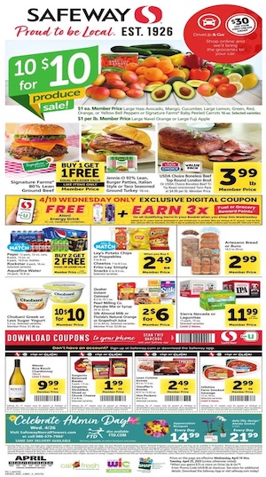 Safeway Weekly Ad Apr 19 - 25, 2023