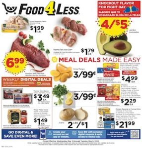 Food 4 Less Ad Deals May 3 – 9, 2023