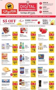 Shoprite Weekly Ad Digital Doorbusters May 14 – 20, 2023
