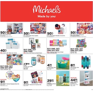 Michaels Ad Patriotic Deals Jun 19 - 24, 2023