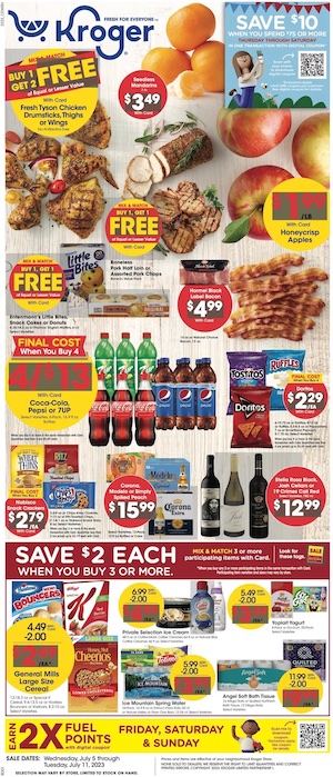 Kroger Ad Deals Jul 5 - 11, 2023