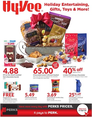 Hy-Vee Ad Holiday November 2023