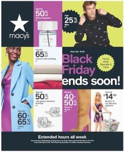 Macy’s, Big Lots, Kohl’s Deals in New Black Friday Ads