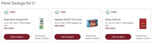 Albertsons Freebie Samplers – Drinks for free with for u coupons
