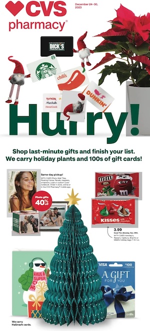 CVS Ad Deals Dec 24 - 31, 2023