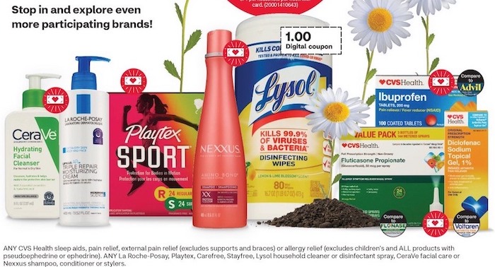 Earn 100 Extrabucks with CVS Weekly Sales Ad Specials Spring Sale