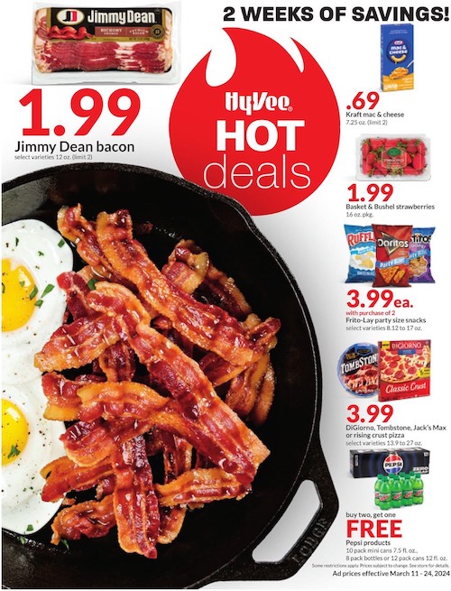 Hy-Vee Deals Mar 11 - 24, 2024