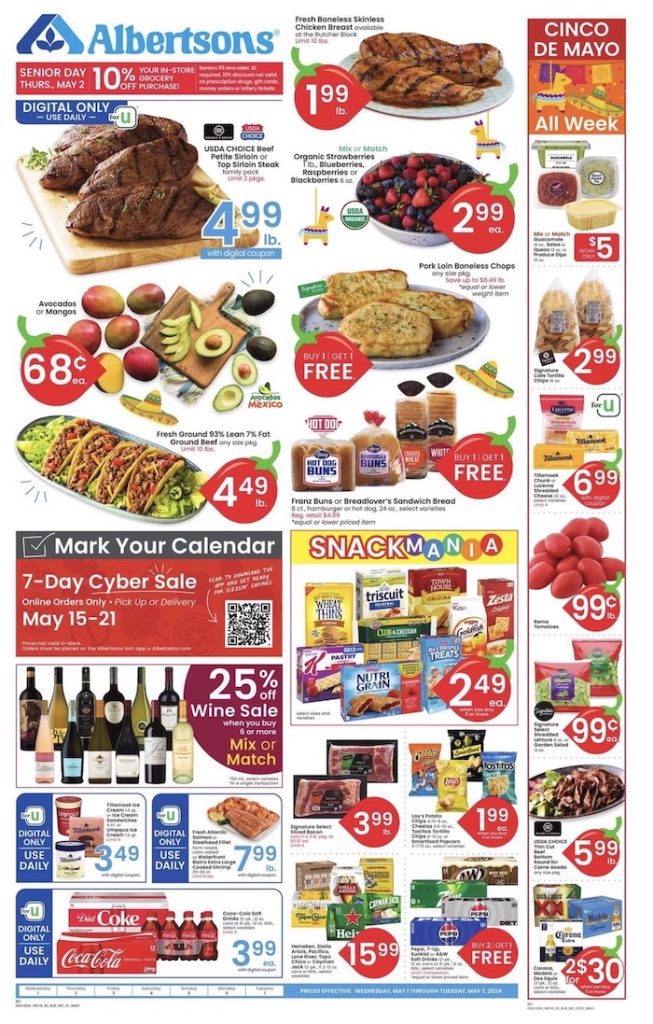 Albertsons Cinco De Mayo Sale May 1 – 7, 2024