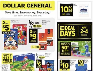 Dollar General Weekly Specials Apr 28 – May 4, 2024