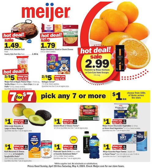 Meijer Weekly Specials Apr 28 - May 4, 2024