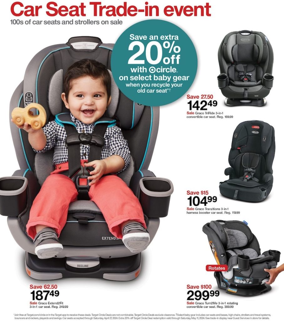 Target Trade-in Car Seat Event Apr 14 – 20, 2024