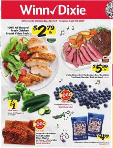 Winn Dixie Weekly Specials Apr 24 – 30, 2024