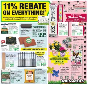 Menards Weekly Flyer Mothers Day Sale 2024