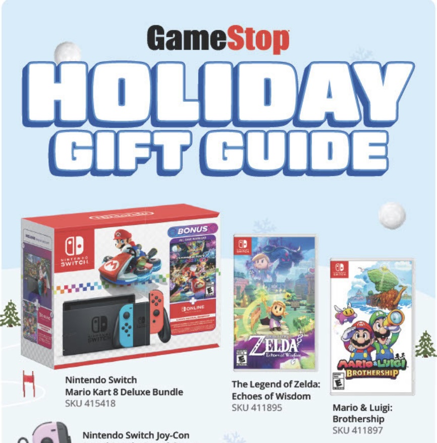 Gamestop Holiday Gift Guide 2024