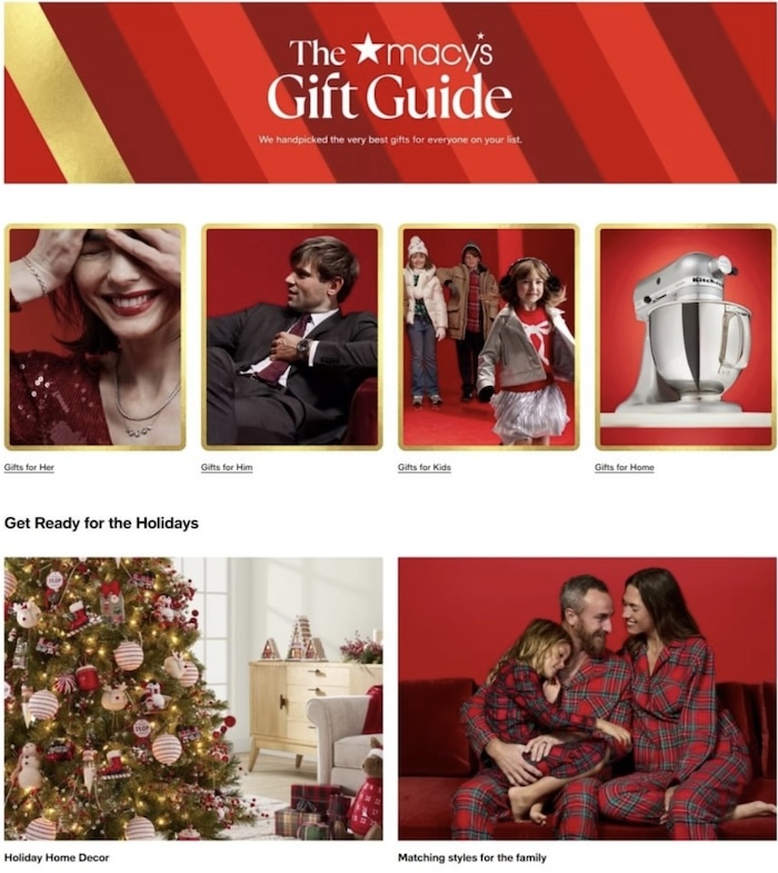 Macy's Holiday Gift Guide 2024