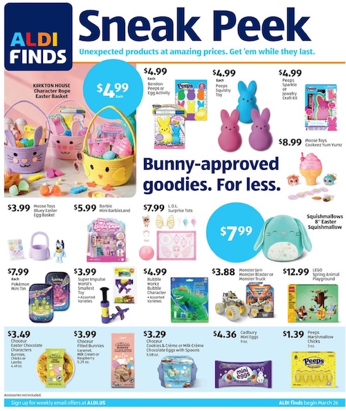 ALDI Easter Sale Mar 26 – Apr 1, 2025