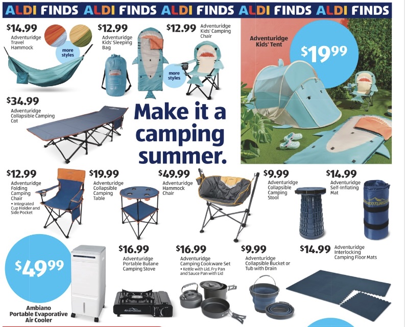 ALDI Summer Sale Jun 11 - 17, 2025 3 ALDI Camping Gear Jun 11 - 17, 2025