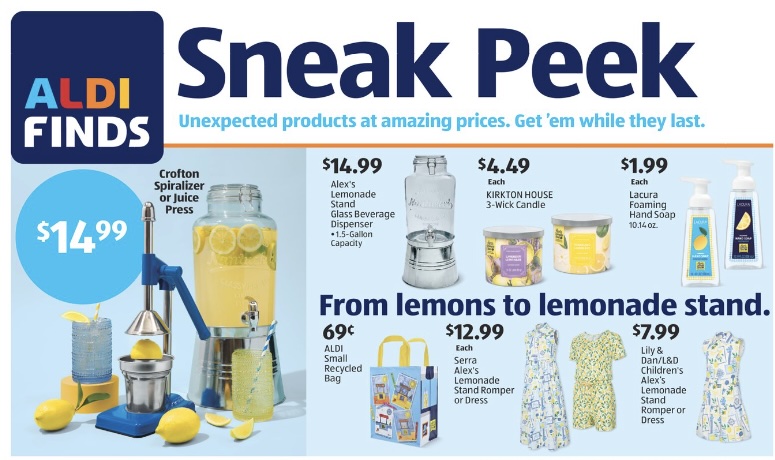 ALDI Summer Sale Jun 11 – 17, 2025