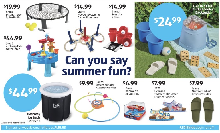 ALDI Summer Fun Jun 11 - 17, 2025