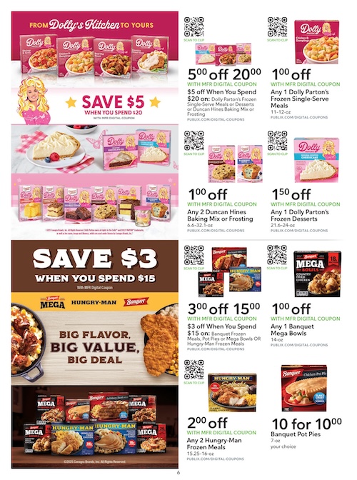 Publix Extra Savings Ad Aug 9 – 22, 2025