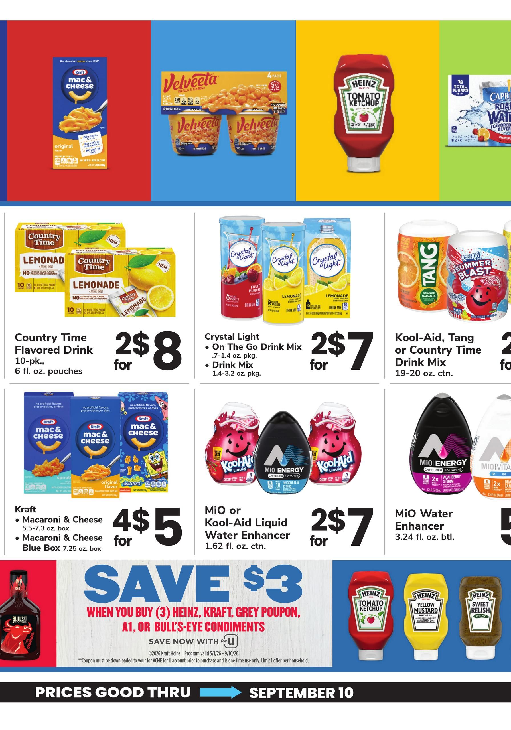 Acme Markets Big Book of Savings August 7 - September 10, 2026 page 3