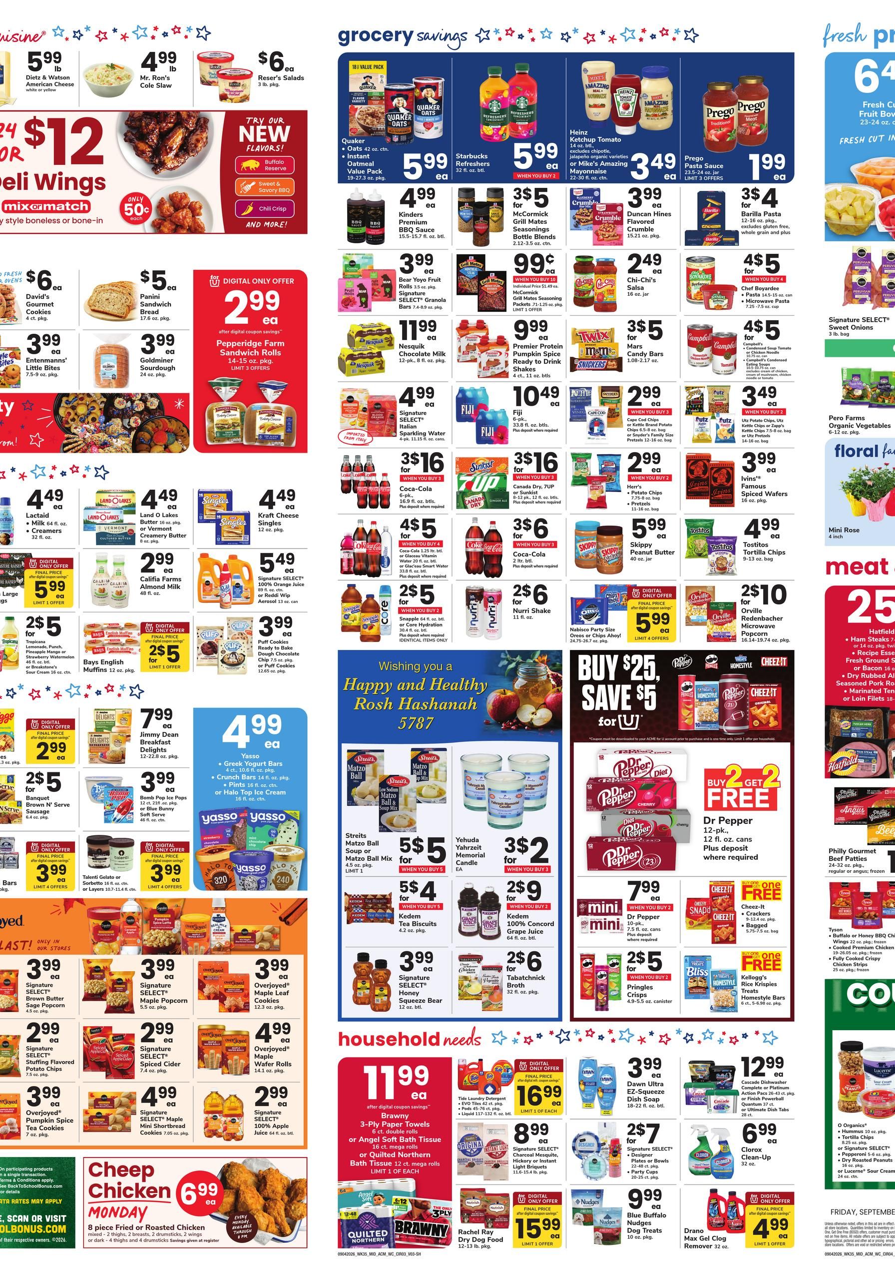 Acme Markets Weekly Ad September 4 - 10, 2026 page 2