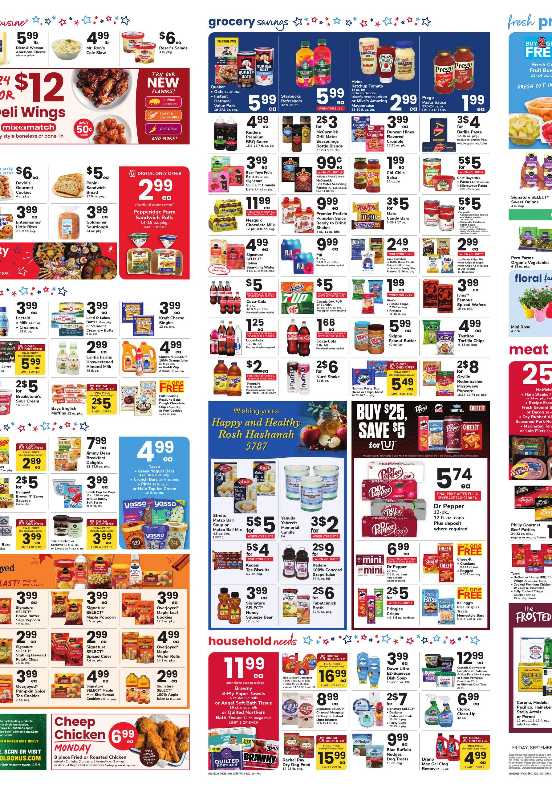 Acme Markets Weekly Ad September 4 - 10, 2026 page 2