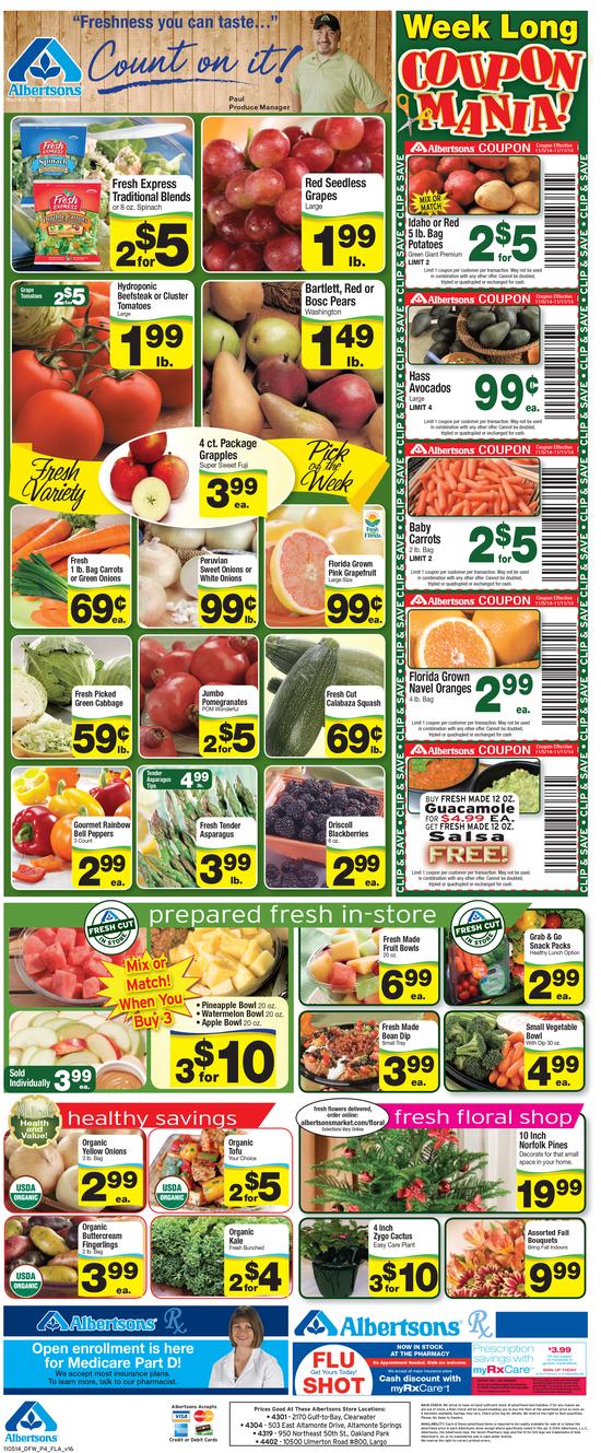 Albertsons Ad Preview 11/05 Special Offers page 6