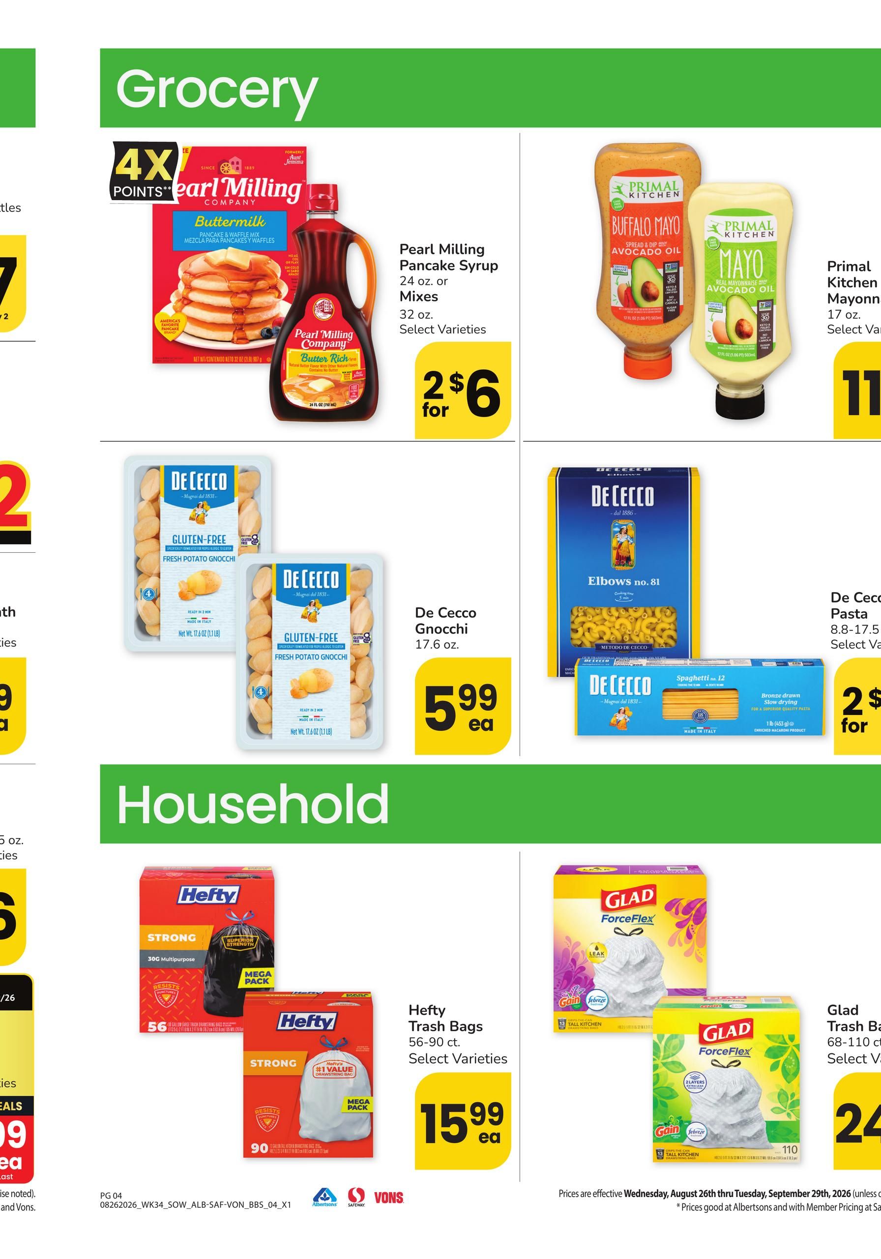 Albertsons Big Book of Savings August 26 - September 29, 2026 page 4