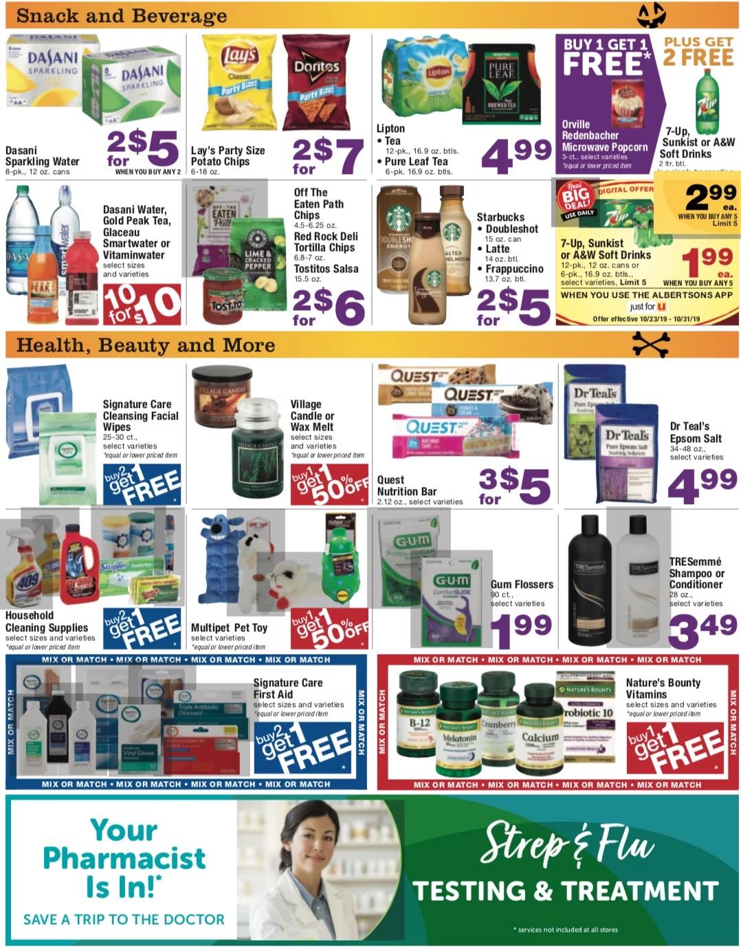 Albertsons Weekly Ad Oct 23 - 29, 2019 page 10