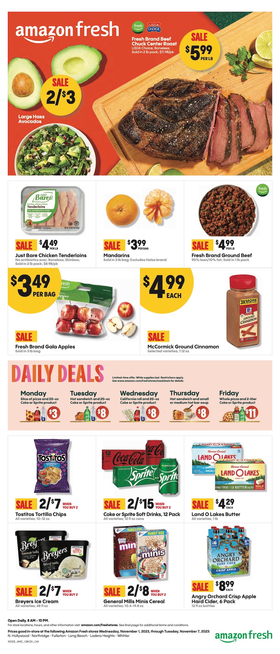 Advertisement. Fresh Amazon Fresh Weekly Ad Nov 1 - 7, 2023 | WeeklyAds2