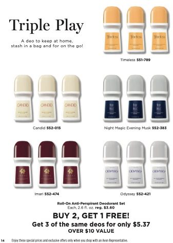 Avon Catalog page 14