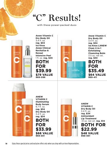 Avon Catalog page 18