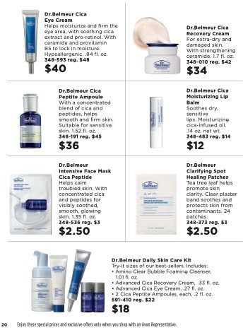 Avon Catalog page 20