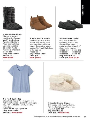 Avon Catalog page 57