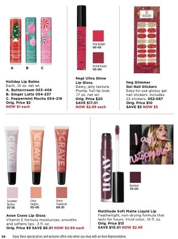 Avon Catalog page 58