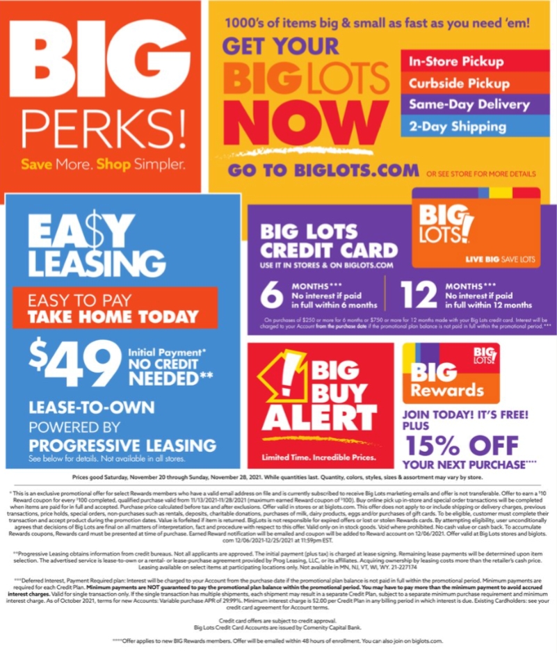 Big Lots Ad page 19