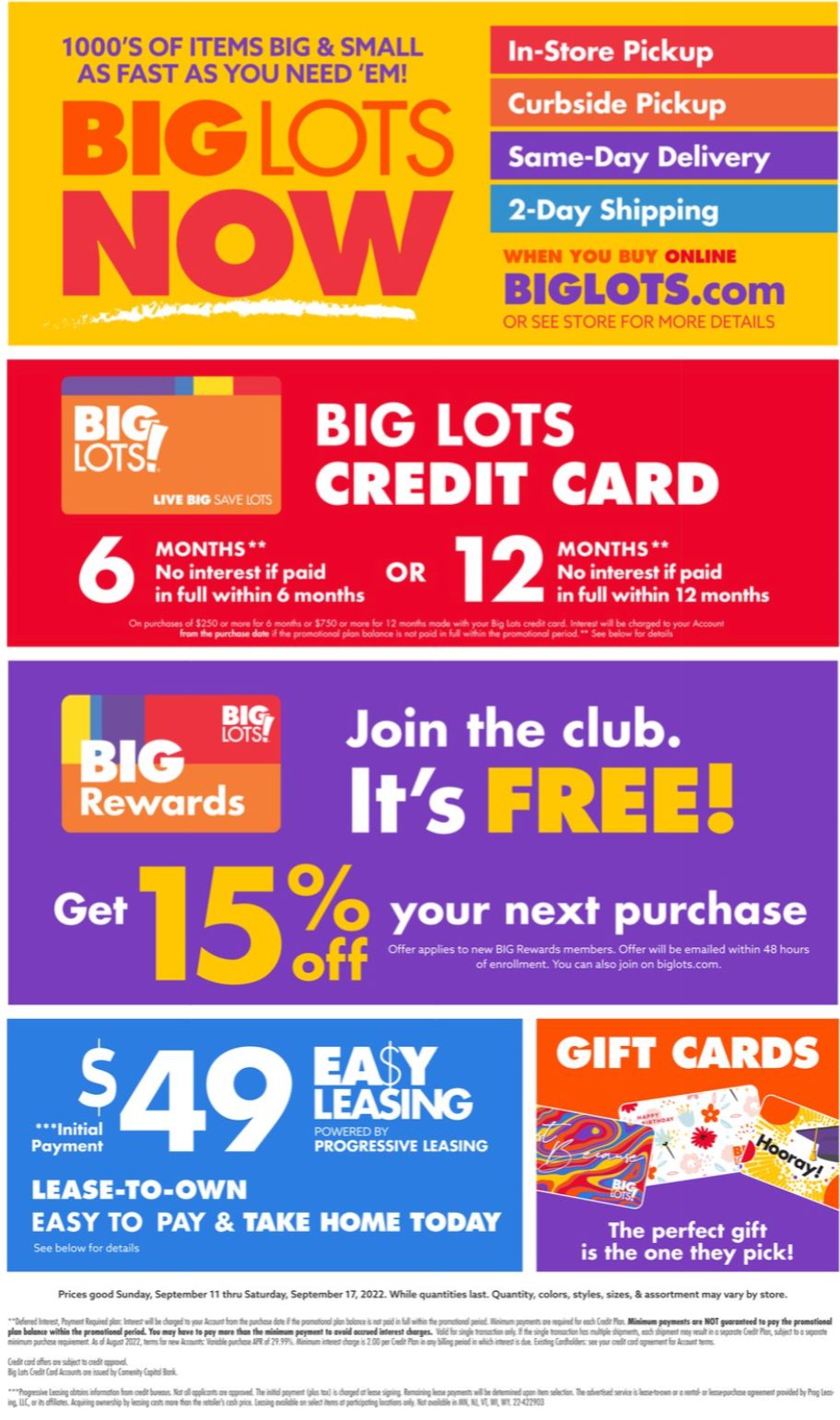 Big Lots Ad page 6