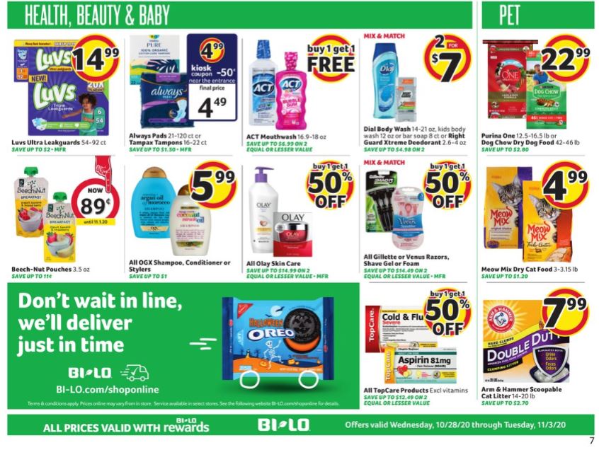 Bilo Weekly Ad Oct 28 - Nov 3, 2020 | WeeklyAds2