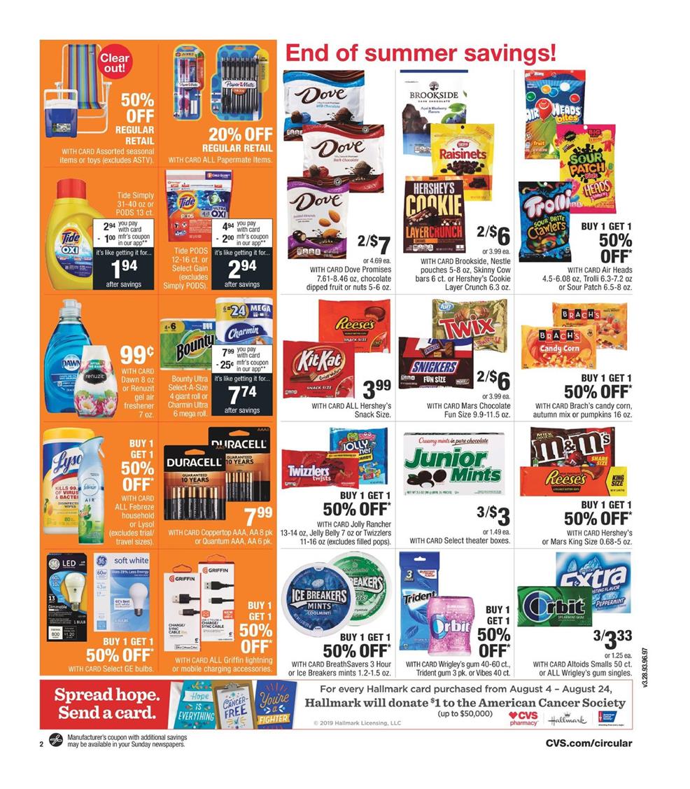 CVS Weekly Ad Aug 18 - 24, 2019 page 3