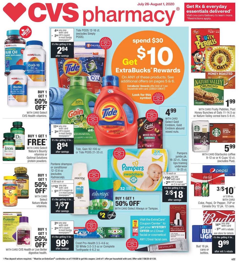 CVS Weekly Ad Jul 26 - Aug 1, 2020 | WeeklyAds2