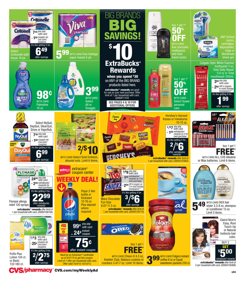 CVS Weekly Ad Oct 4 - Oct 10 2015 page 16