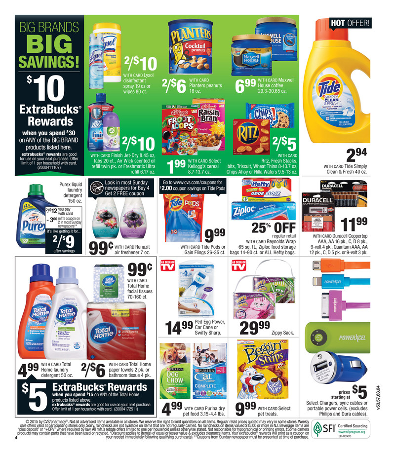 CVS Weekly Ad Oct 4 - Oct 10 2015 page 4