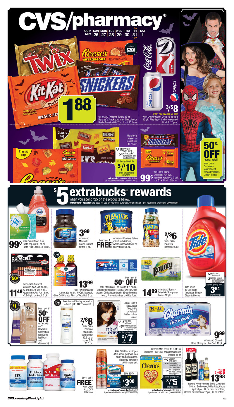 CVS Weekly Ad October 26 November 1 Special Offers | WeeklyAds2