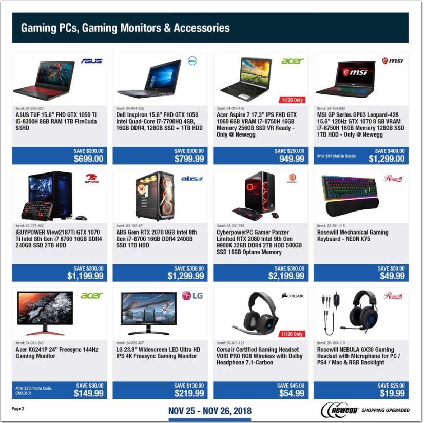 Cyber Monday Ads