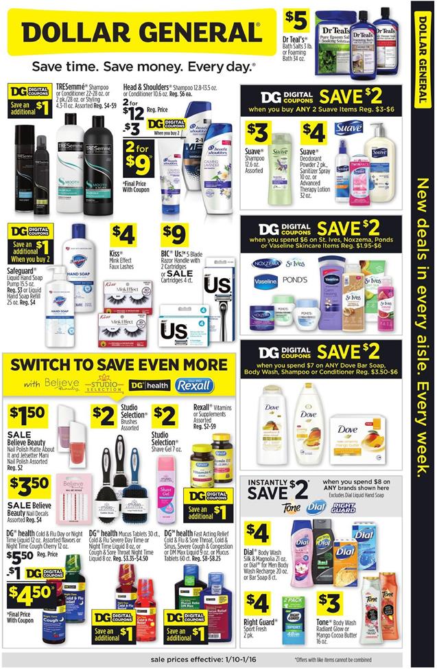 Dollar General Ad page 8