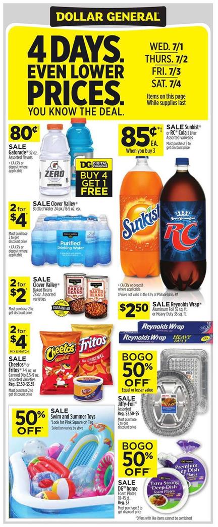 Dollar General Ad