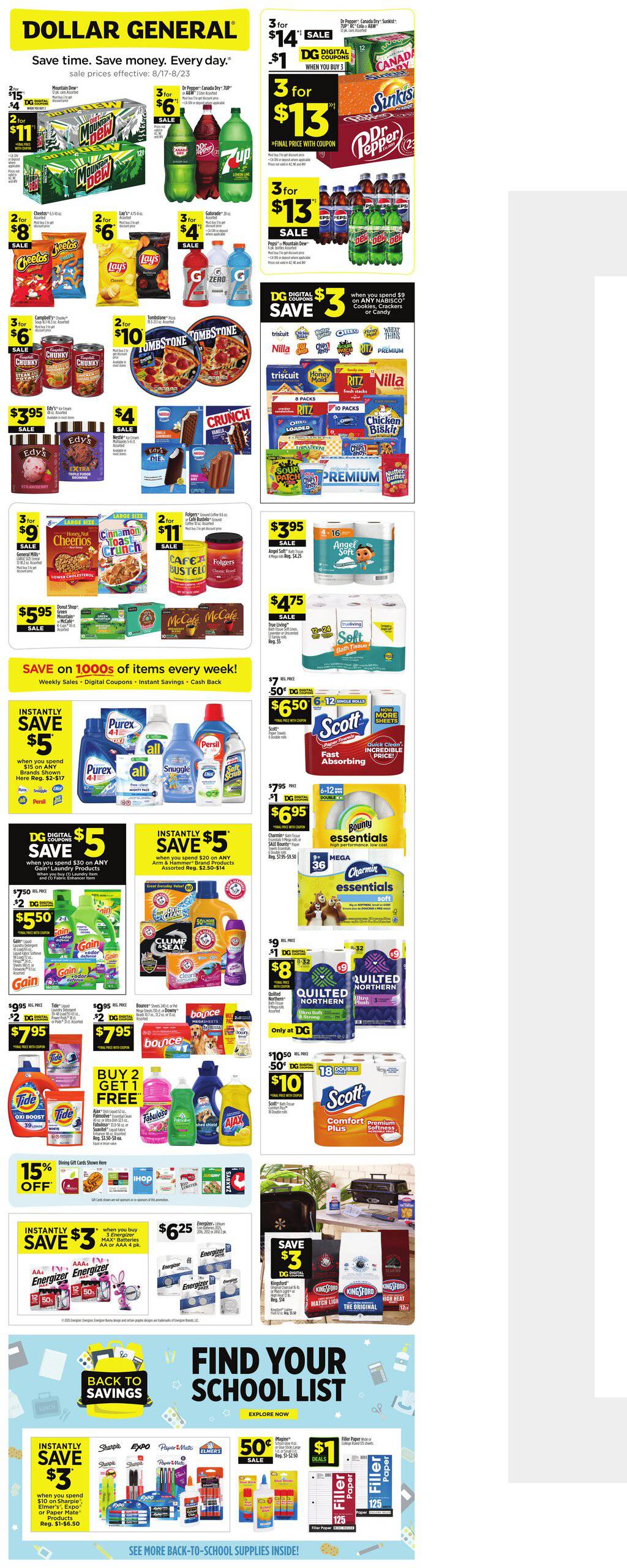Dollar General Weekly Ad August 17 - 23, 2025 | WeeklyAds2