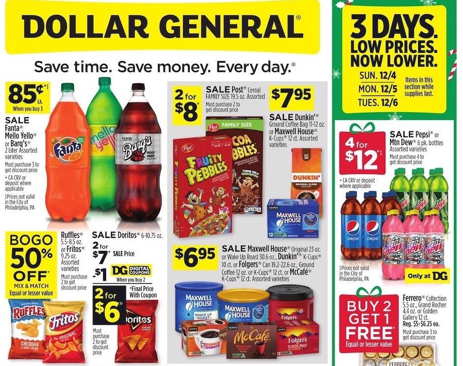 Dollar General Ad
