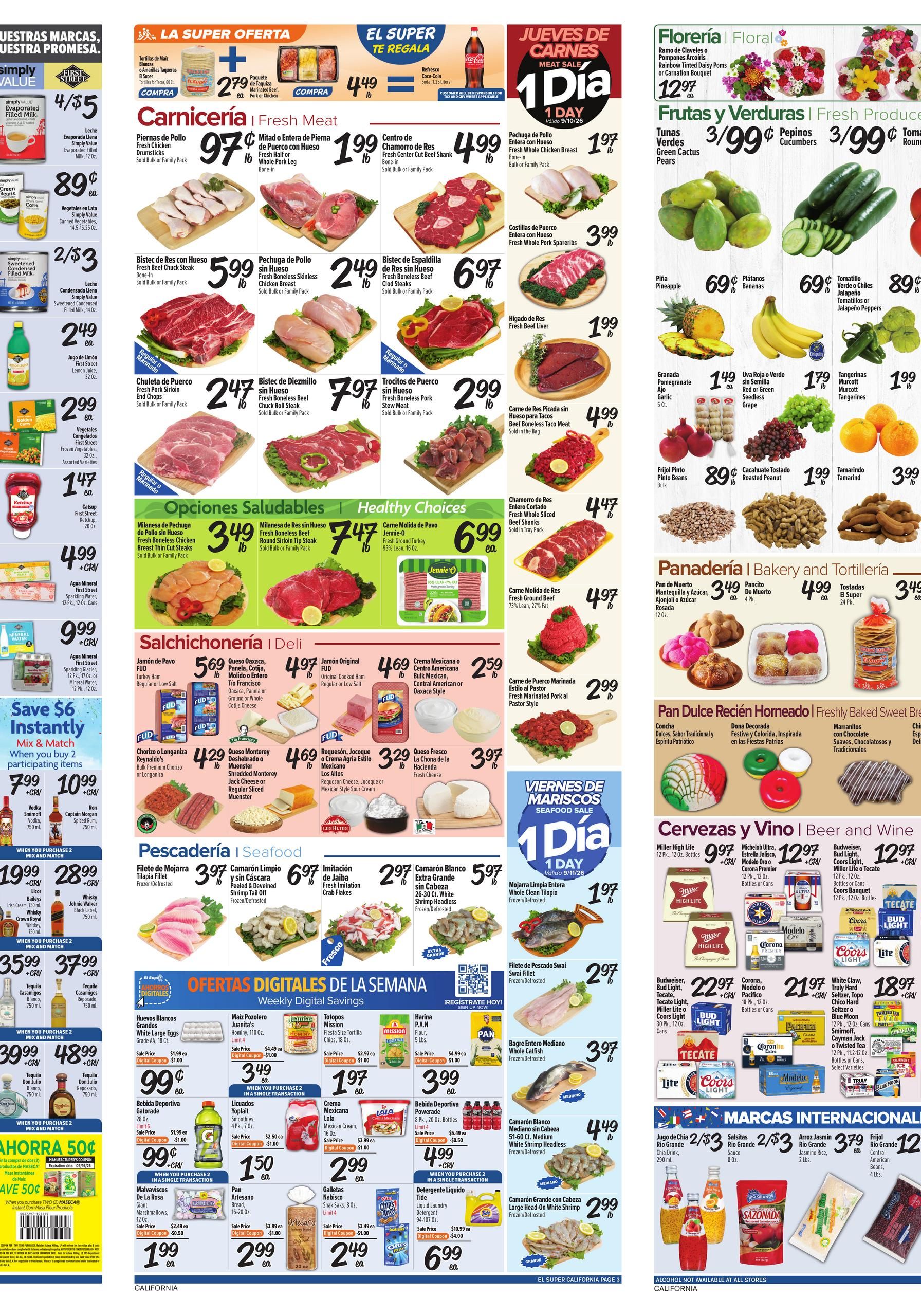 El Super Weekly Ad September 9 - 15, 2026 page 2